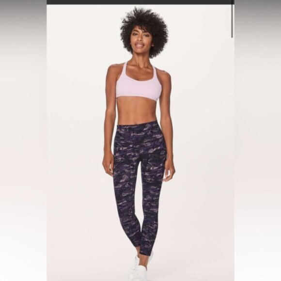 Lululemon   * Align Pant (25") Rip Wave Purple Thunder Black EUC - Picture 14 of 14